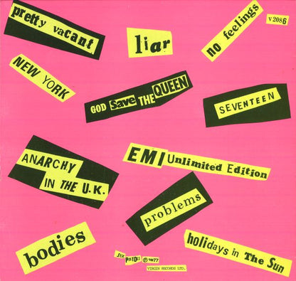 Sex Pistols – Never Mind The Bollocks Here's The Sex Pistols – LP third printing variant (1977)