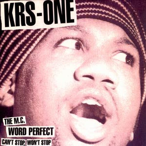 KRS-One – Can't Stop, Won't Stop / The MC / Word Perfect – 12"