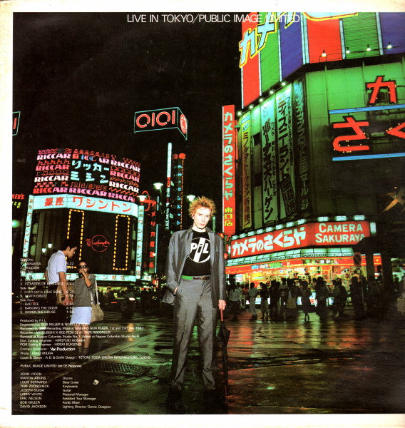Public Image Limited – Live In Tokyo – 2x12”