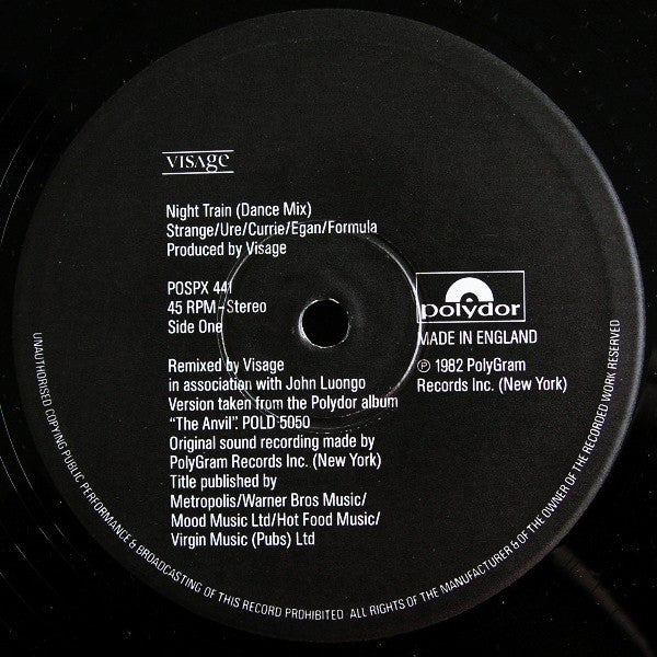 Visage – Night Train (Dance Mix)