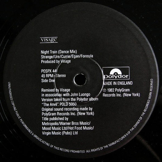Visage – Night Train (Dance Mix)