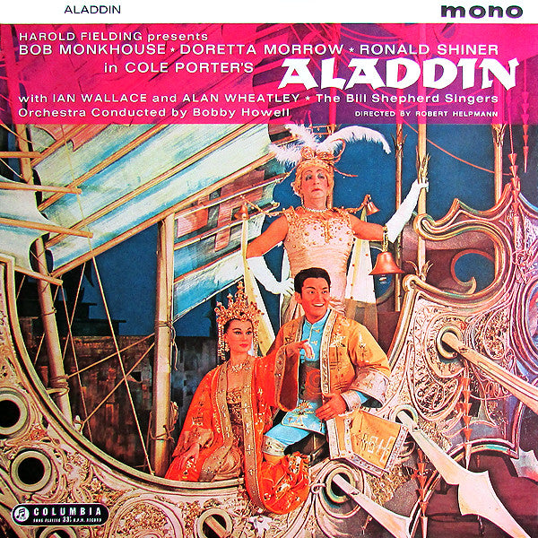 Cole Porter, Bob Monkhouse, Doretta Morrow, Ronald Shiner, Ian Wallace, The Bill Shepherd Singers – Aladdin – LP