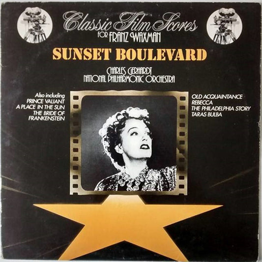 Franz Waxman, National Philharmonic Orchestra, Charles Gerhardt – Sunset Boulevard: The Classic Film Scores of Franz Waxman – LP