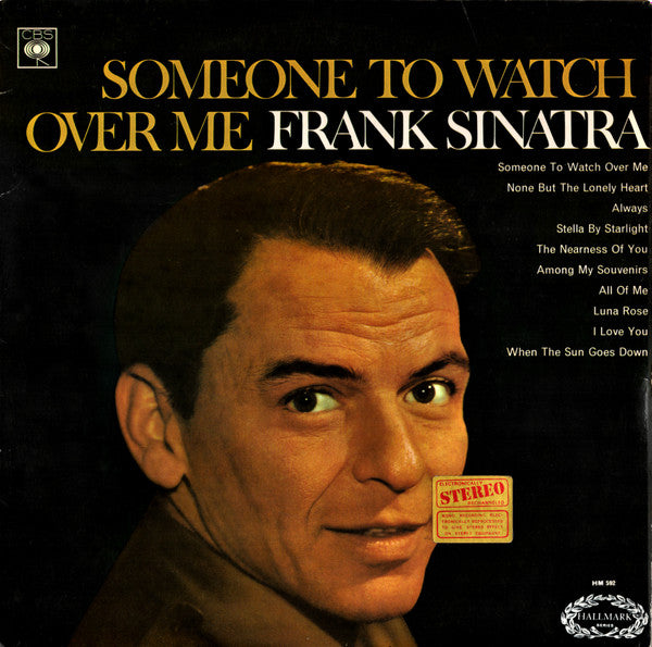 Frank Sinatra – Someone To Watch Over Me – LP