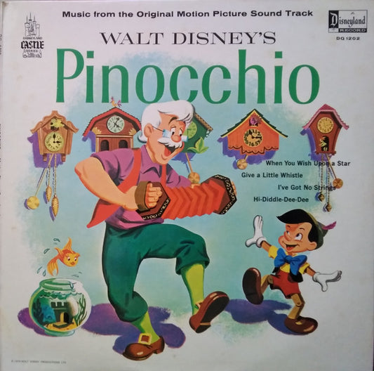 Unknown Artist – Walt Disney's Pinocchio (Motion Picture Soundtrack) – LP