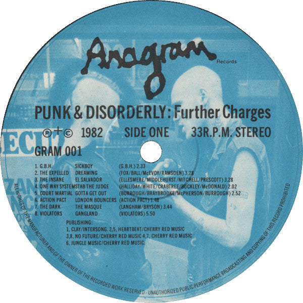 Various – Punk and Disorderly - Further Charges – LP