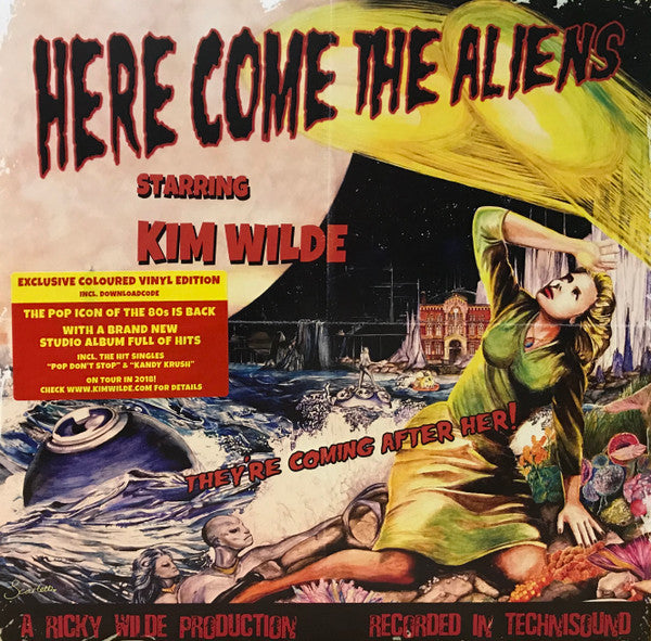 Kim Wilde – Here Come The Aliens – LP yellow vinyl