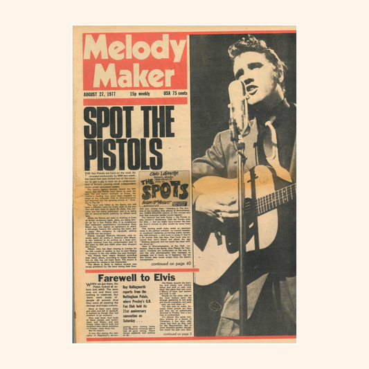 Melody Maker – 27 August 1977 (Elvis Presley)