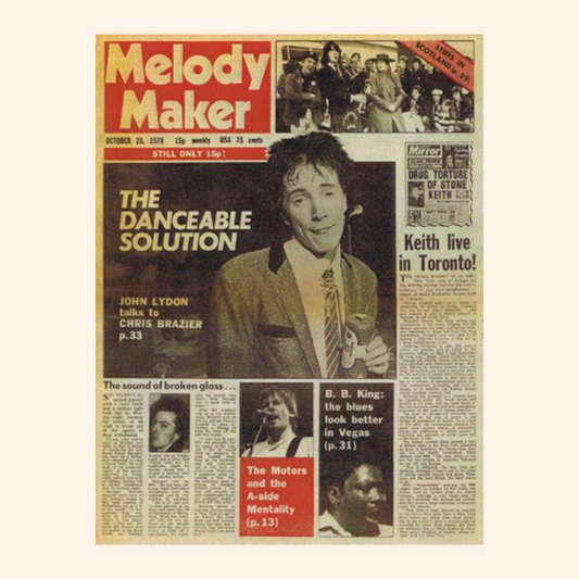 Melody Maker – 28 October 1978 (John Lydon)