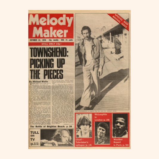 Melody Maker – 14 October 1978 (Pete Townshend)
