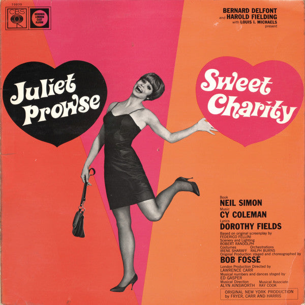 Juliet Prowse, Cy Coleman, Dorothy Fields – Sweet Charity (Original London Cast) – LP