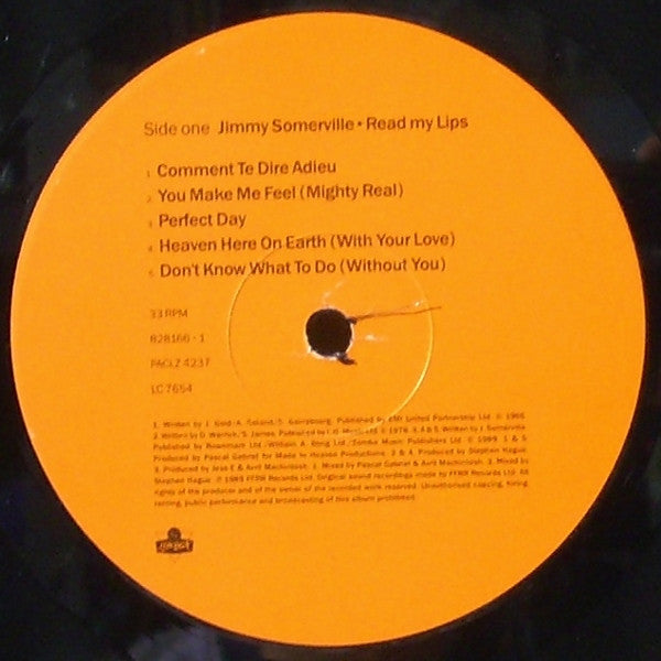 Jimmy Somerville – Read My Lips