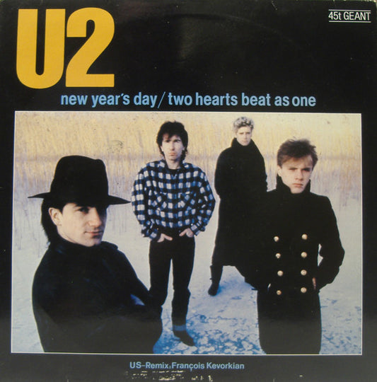 U2 – New Year's Day / Two Hearts Beat As One – 12"
