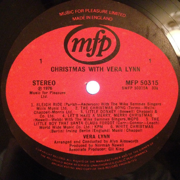 Vera Lynn – Christmas With Vera Lynn – LP