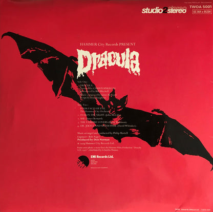 James Bernard with Christopher Lee – Hammer presents Dracula – LP gatefold