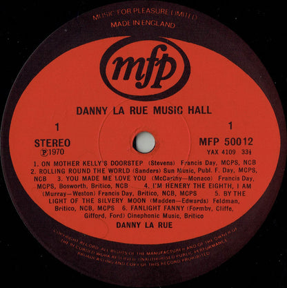 Danny La Rue – Music Hall – LP
