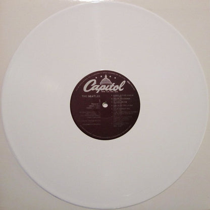 The Beatles – The Beatles (1978 US Capitol reissue) – 2LP white vinyl + poster + 2 of 4 portraits