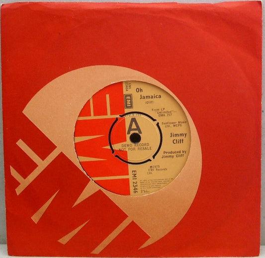 Jimmy Cliff – Oh Jamaica – 7” promo