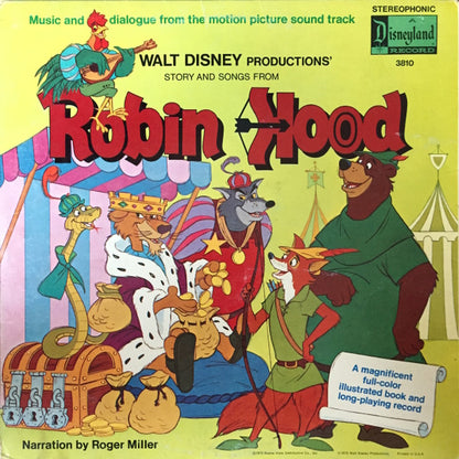 Walt Disney Productions – Story and Songs from Robin Hood – LP