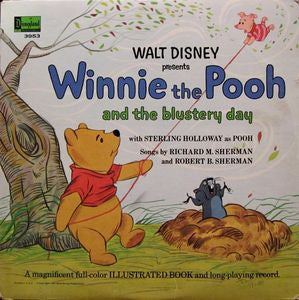 Sterling Holloway – Winnie the Pooh and the Blustery Day – LP + storybook