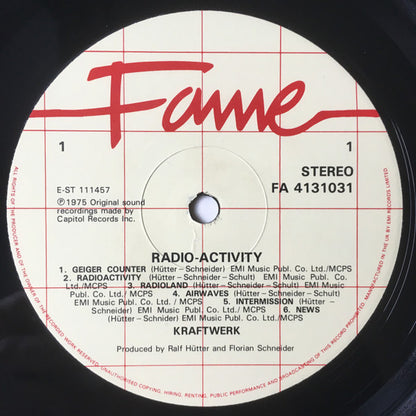 Kraftwerk – Radio-Activity – LP