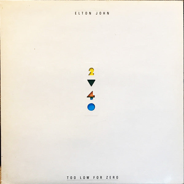 Elton John – Too Low For Zero