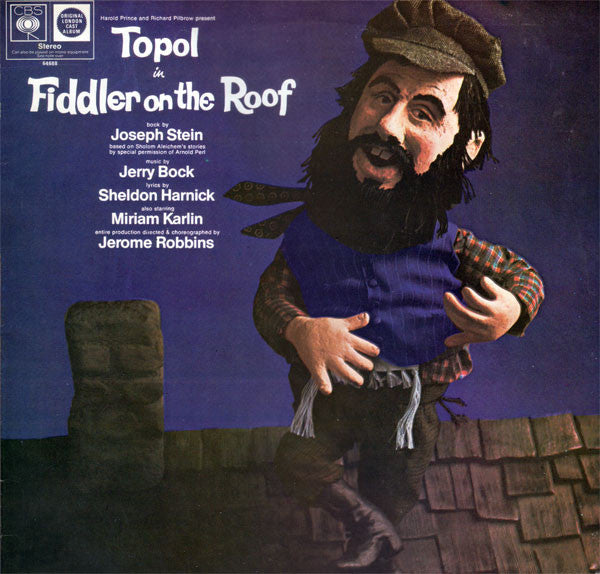 Jerry Bock, Sheldon Harnick, Topol – Fiddler On The Roof (Original London Cast) – LP