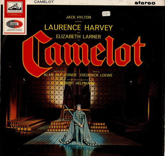 Alan Jay Lerner, Frederick Loewe - Laurence Harvey, Elizabeth Larner – Camelot – LP
