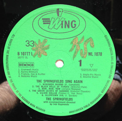 The Springfields – The Springfields Sing Again – LP