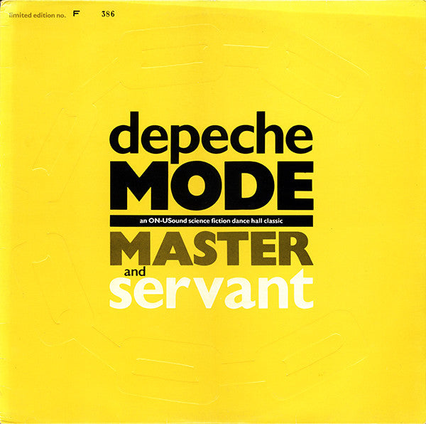 Depeche Mode – Master And Servant (An ON-USound Science Fiction Dance Hall Classic) – 12” numbered