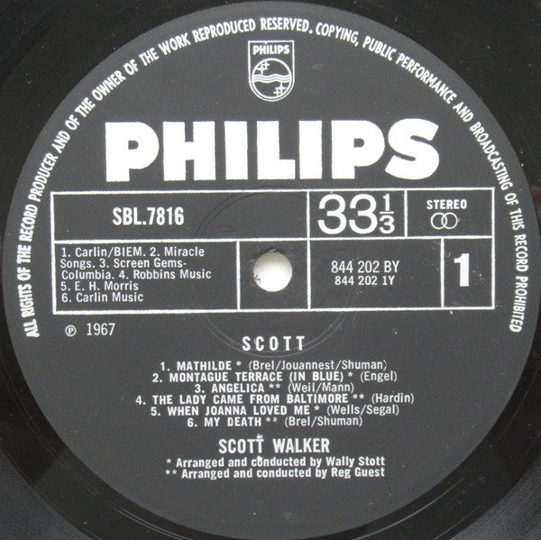 Scott Walker – Scott – LP