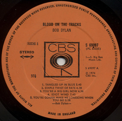 Bob Dylan – Blood on the Tracks