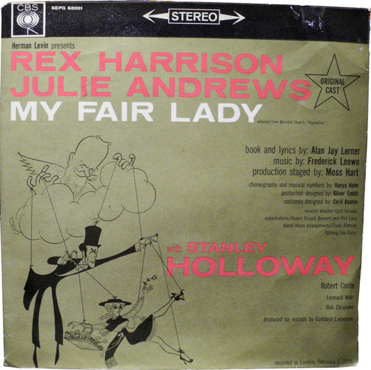 Original London Cast, Rex Harrison, Julie Andrews – My Fair Lady – LP
