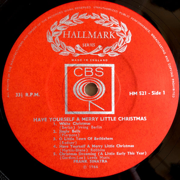 Frank Sinatra – Have Yourself A Merry Little Christmas – LP