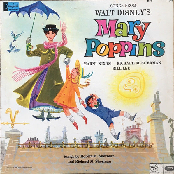 Marni Nixon, Richard M. Sherman, Bill Lee – Songs From Walt Disney's Mary Poppins – LP