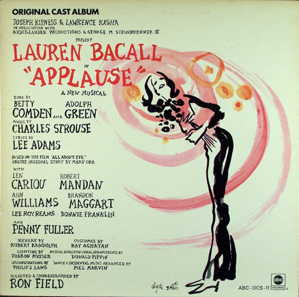 Lauren Bacall – Applause (Original Broadway Cast) – LP