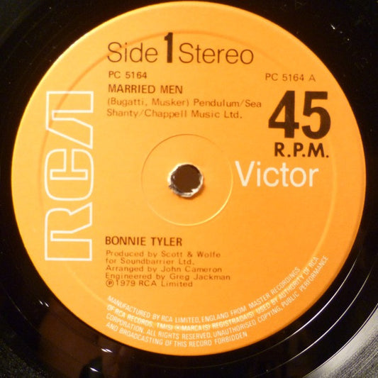 Bonnie Tyler – Married Men
