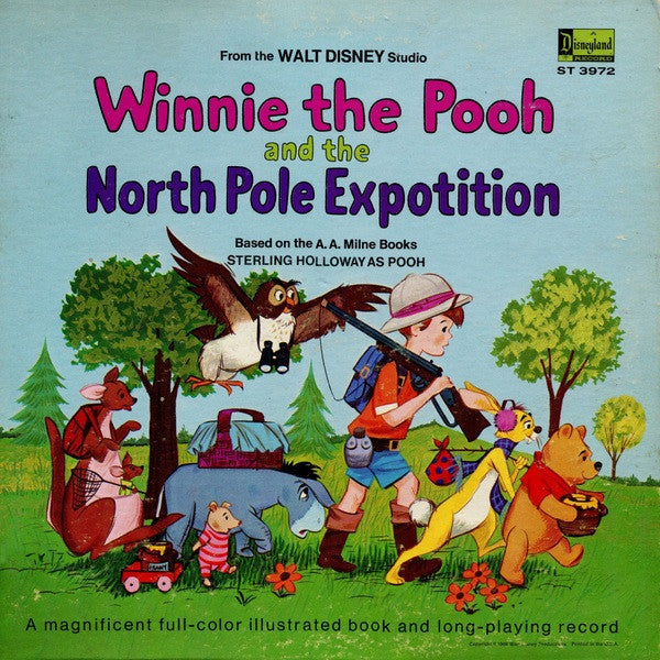 Sterling Holloway – The Story and the Songs of Winnie the Pooh and the North Pole Exposition – LP + storybook