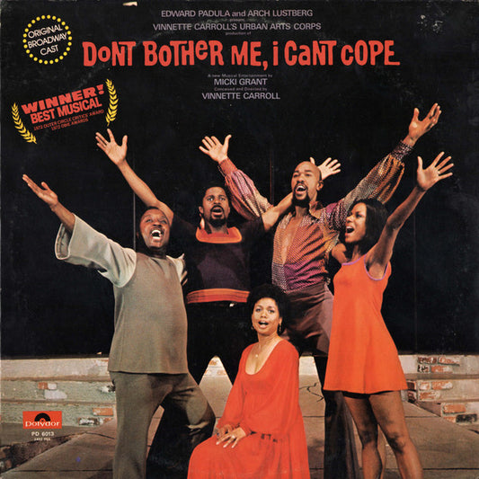 Various – Don't Bother Me, I Can't Cope (Original Broadway Cast) – LP