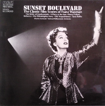 Charles Gerhardt / National Philharmonic Orchestra, Franz Waxman – Sunset Boulevard: The Classic Film Scores of Franz Waxman – LP