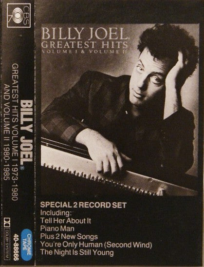 Billy Joel – Greatest Hits Volume I & Volume II – Cassette
