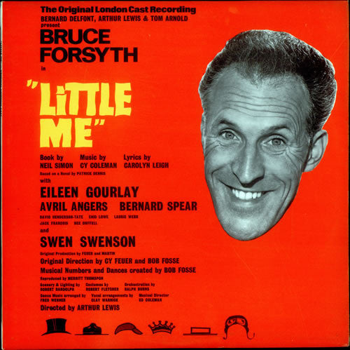 Cy Coleman, Carolyn Leigh - Bruce Forsyth With Eileen Gourlay, Avril Angers, Bernard Spear, Swen Swenson – Little Me (Original London Cast Recording) – LP