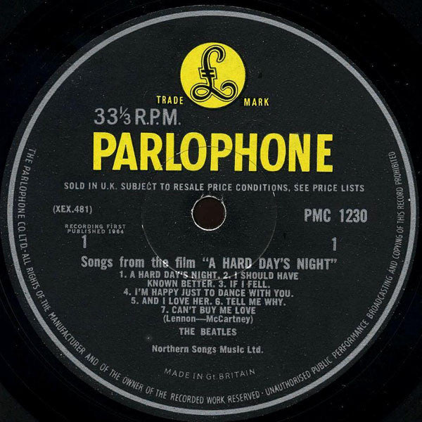 The Beatles – A Hard Day's Night – LP