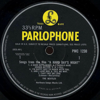 The Beatles – A Hard Day's Night – LP