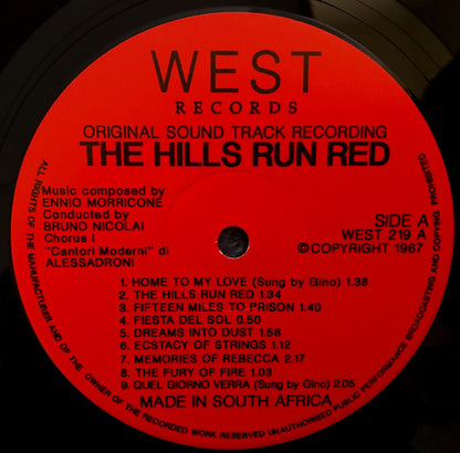 Ennio Morricone – The Hills Run Red – LP
