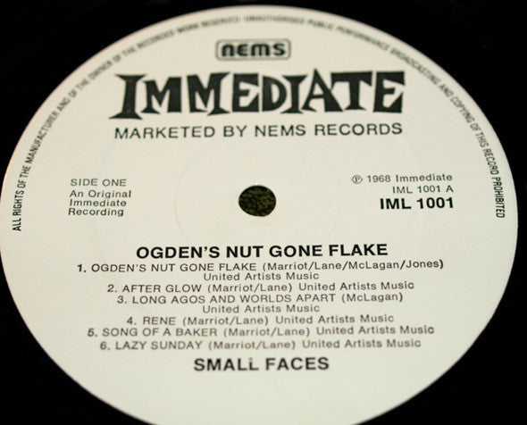 Small Faces – Ogdens' Nut Gone Flake – LP reissue circular sleeve