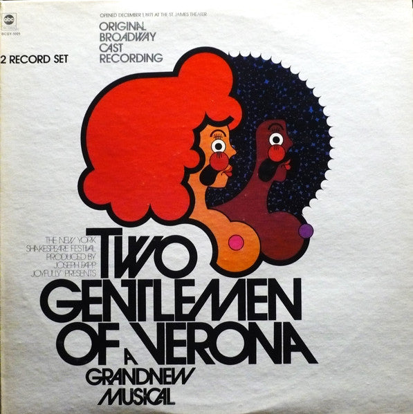 Various – Two Gentlemen Of Verona: A Grand New Musical (Original Broadway Cast Recording) – 2LP
