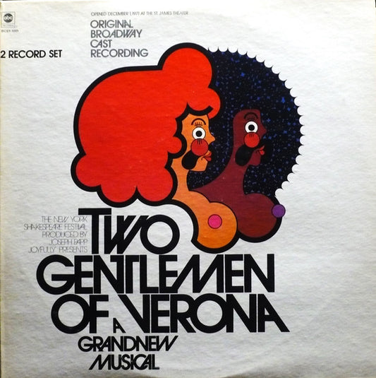 Various – Two Gentlemen Of Verona: A Grand New Musical (Original Broadway Cast Recording) – 2LP