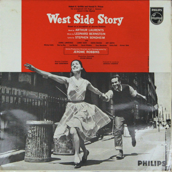 Leonard Bernstein, Stephen Sondheim, Carol Lawrence, Larry Kert, Chita Rivera, Arthur Gordon Smith – West Side Story – LP