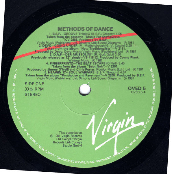Various – Methods of Dance – LP